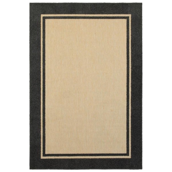 Oriental Weavers Cayman 5594K 2x4 Rectangle - Sand/ Charcoal-Polypropylene C5594K056100ST